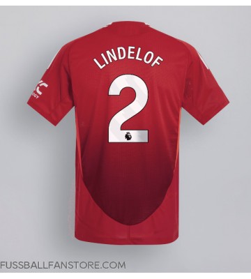 Manchester United Victor Lindelof #2 Replik Heimtrikot 2024-25 Kurzarm